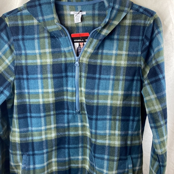 O’Neill half zip fleece long sleeve pullover NWT!, size M - Picture 12 of 13